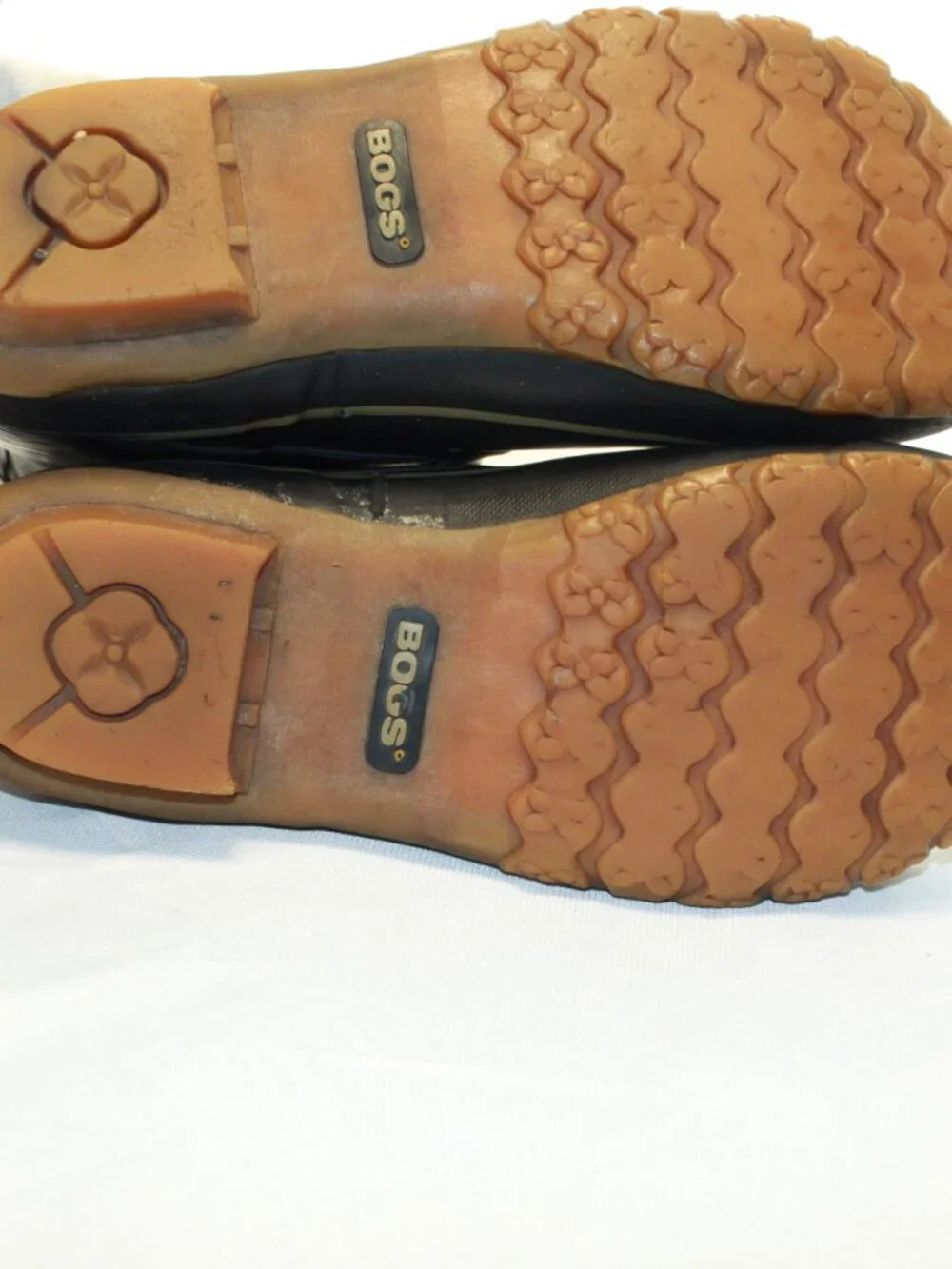 BOGS Size 9 Brown Charlot Waterproof Gum Rubber Lace Up Ankle Boots - 71025-001